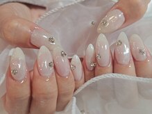 ミイネイル(Me nail)/#オーロラネイル#ワンホン