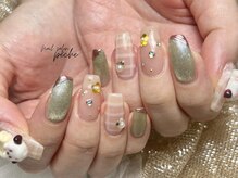 ペッシュ(peche)/check × green