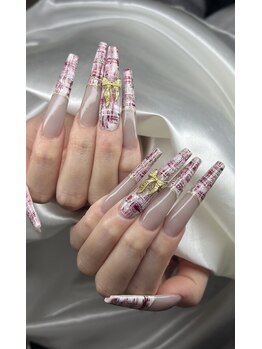 クロスネイル 渋谷店(CROSS nail)/ツイードフレンチネイル