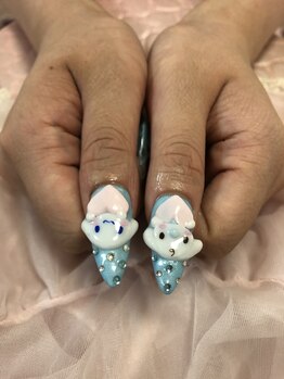 ネイルサロン パピリオ(Nail Salon papilio)/キャラネイル☆