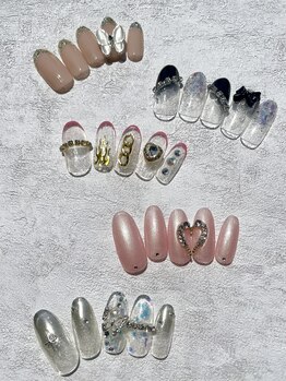 デイジーネイル(Daisy nail)/《5本アート》