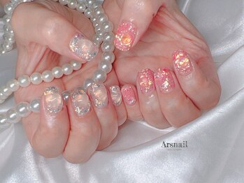 アルスネイル(Ars nail)/うるうるハートネイル