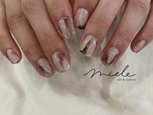 ミエレ(miele)/秋ブラウンニュアンスネイル