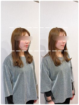 イズム まつもと店(izm)/小顔モニター様