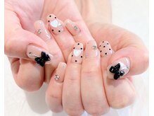エムデコビューティ(M-DecoBeauty)の雰囲気（長さ出し＆可愛いパーツでお上品ネイル★）