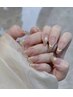 【ハンド】先端フレンチマグネットネイル