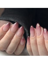 ネイルアトリエビー(nail atelier be’)/ボルドーグラデーション