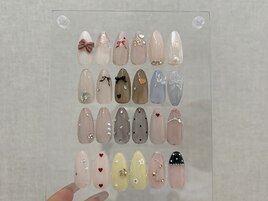 ワンカラー+2種アート