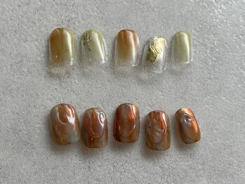 チェスナッツルーム(Chestnuts room)の写真/大人可愛いニュアンスネイルを定額で♪フィルイン対応でお爪にも優しくネイルを楽しめる◎