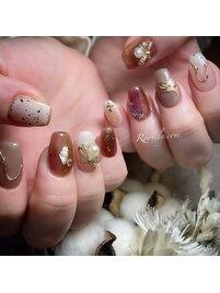 春ビンテージネイル