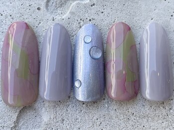 フリークネイル(FREAK Nail)/梅雨カラーニュアンス ¥8500