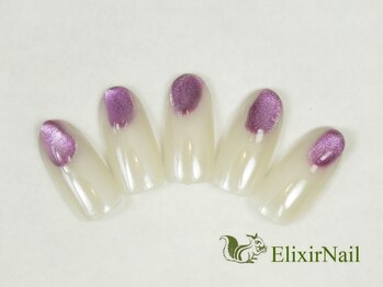 エリクサーネイル 池袋(Elixir Nail)/定額a シンプル/クーポン使用