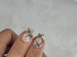 チェックネイル