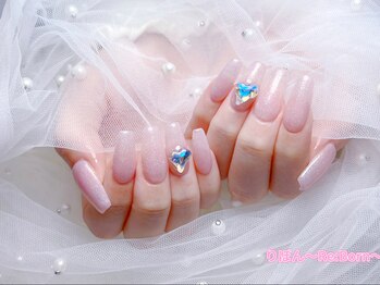 りぼん(Re:Born)/長さ出しフラッシュネイル