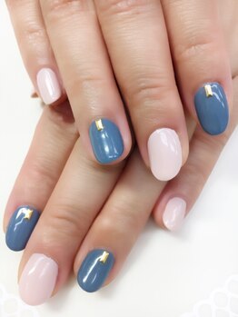 ネイルサロン ティアラリュクス 市川北口店(Tiara Luxe)/スモーキーネイル￥9504→￥7504