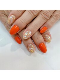 シンプルジェルネイル＆本格ケア