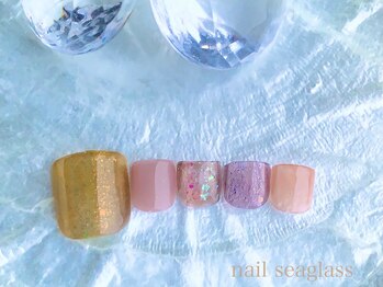 透け感カラーが◎色変えフット