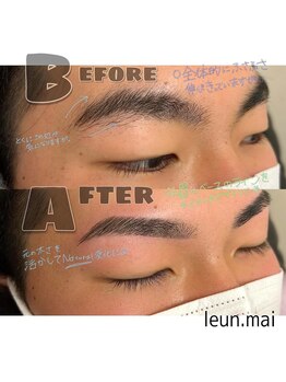 ルアン 表参道店/メンズ美眉毛スタイリング