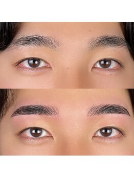 マユビー 赤坂見附店(MayuBee)の写真/話題のメンズ美眉スタイリングが今ならOPEN記念価格¥3740♪日常やビジネスシーンでも清潔感や好感度◎