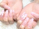 ピンクフレンチネイル
