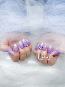 リノズネイルサロンプラス(Lino's Nail Salon +)/ラベンダー×グラデーション☆