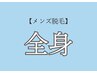 【8月メンズ脱毛】丸ごと全身脱毛(顔・VIO込)¥33,000→¥19,800