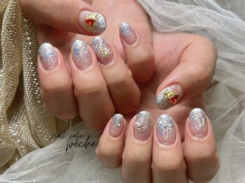 ペッシュ(peche)/glitter × gradation