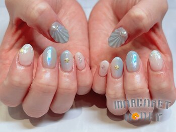 マーガレットハニー 本八幡/ぷっくり貝殻ネイル