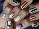 派手ネイルアート