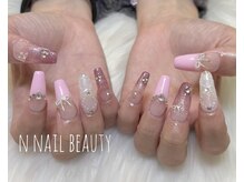 エヌ ネイルビューティ(N nail beauty)/長さ出し＋デザインやり放題