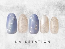 ネイルステーション アトレ四谷店(NAIL STATION)/さりげな七夕ネイル／パラジェル