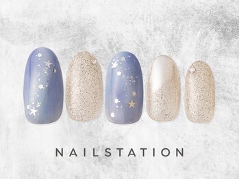 ネイルステーション アトレ四谷店(NAIL STATION)/さりげな七夕ネイル／パラジェル