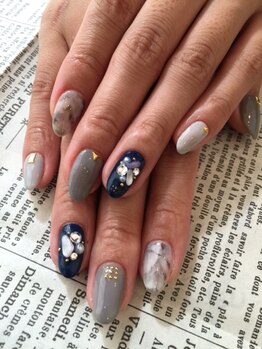 ネイル ペルレ(nail perle)/ビジューネイル☆
