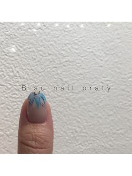 ブラウ ネイル パーティー(Blau Nail Party)/フラワーネイル/ワンカラー/夏