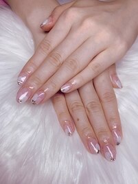 ニュアンスクリアネイル♪