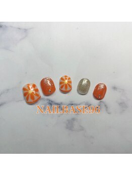 ネイルベースキュウロク(NAILBASE96)/オレンジネイル