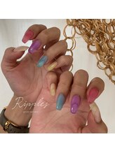 リップルズ(Ripples)/夏☆ぷるん・かき氷風ネイル