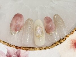 モーヴニュアンスネイル