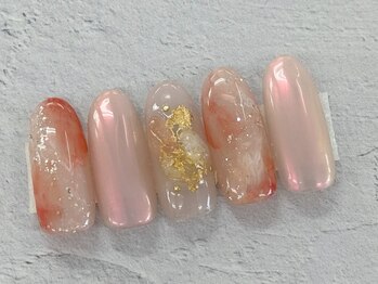 ディーネイル 池袋(D-nail)/【山崎】秋色ニュアンスネイル