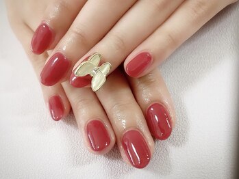 キキネイル 二子玉川(kikinail)/バタフライ 夏ネイル2021