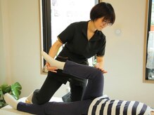 漢方 足専門サロン うえやま/施術後はしっかりストレッチ♪