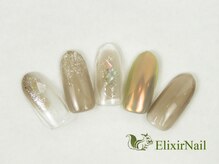 エリクサーネイル 池袋(Elixir Nail)/定額a シンプル/クーポン使用