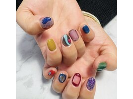 個性派ネイル