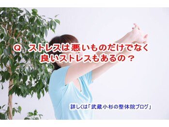 小池整体院/良いストレスもあるの？