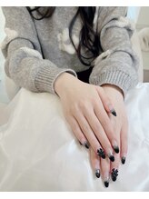 ネイルサロン グリッター Nail salon Glitter/ガーリー、韓国