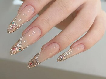 Coco_Nail Salon　横浜関内店【ココネイルサロン】/上品/ツイード/フレンチ