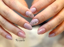リワーズネイル 千歳船橋店(ReWARDs nail)/ワンポイントキラキラネイル