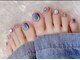 パーミル アイ アンド ネイル クマモト(permille ‰ eye&nail Kumamoto)の写真/指先だけでなく足元も抜かりなく!夏に向けて華やかフットネイルで輝く私に♪