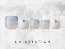 ネイルステーション アトレ四谷店(NAIL STATION)/涼しげ初夏ネイル／パラジェル