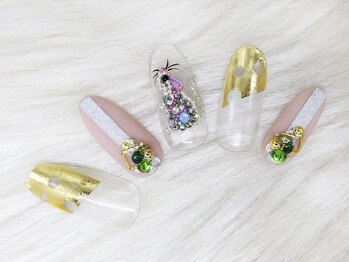 アンジェヴォーグ 名古屋本店(Angevogue)/2020ネズミちゃんネイル
